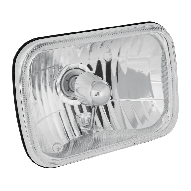 5 x 7 rectangular headlamp with high/low beam H4 bulb