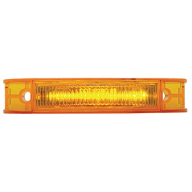 Amber 1 x 4 rectangular 7 diode LED marker light