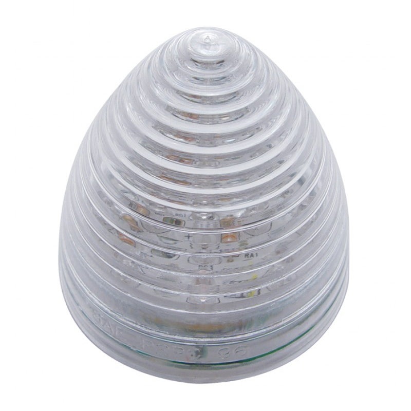 Amber 2.5 beehive 13 diode LED marker light – CLEAR lens