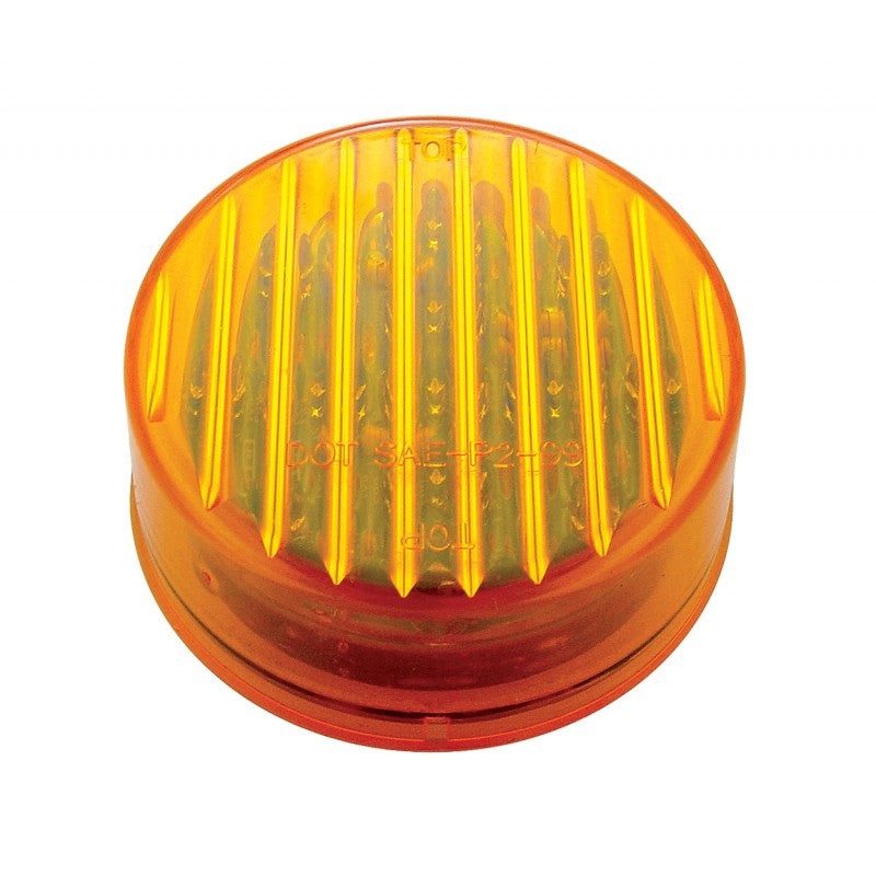 Amber 2.5 round 13 diode LED marker/clearance light