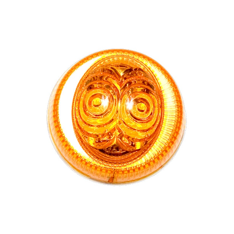 American Superlite amber 2 round LED marker light