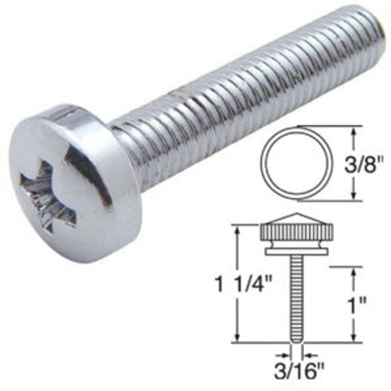 Kenworth 2002+ chrome dash screw