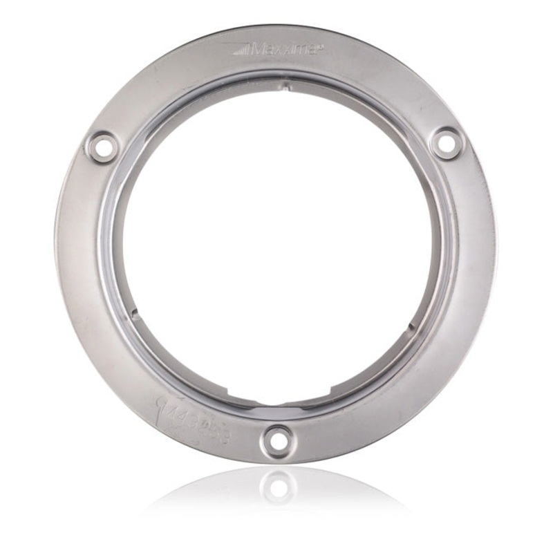Maxxima 4 round stainless steel light security flange