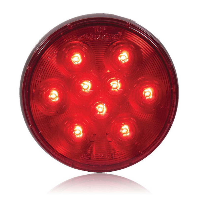 Maxxima red 4 round 9 diode LED stop/turn/tail light