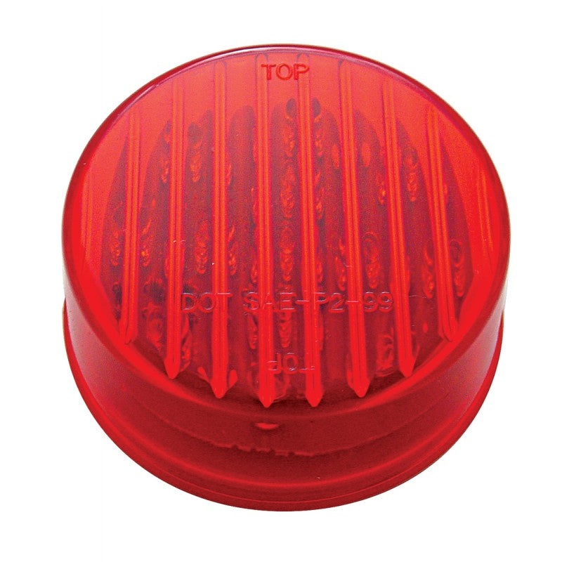 Red 2.5 round 13 diode LED marker/clearance light