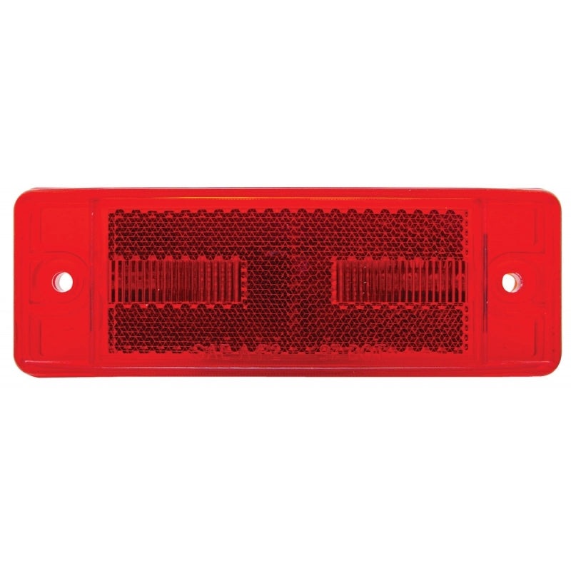 Red 2 x 6 rectangular 8 diode LED marker light