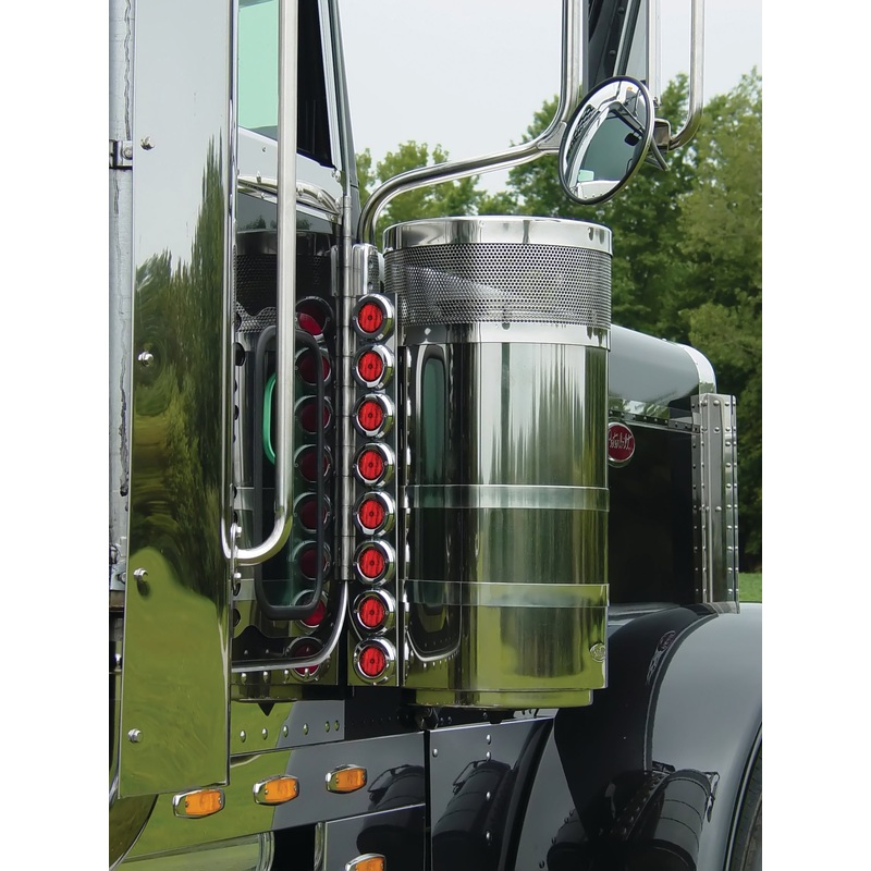 Peterbilt 15 premium Donaldson rear air cleaner brackets w/16 round 2 light holes