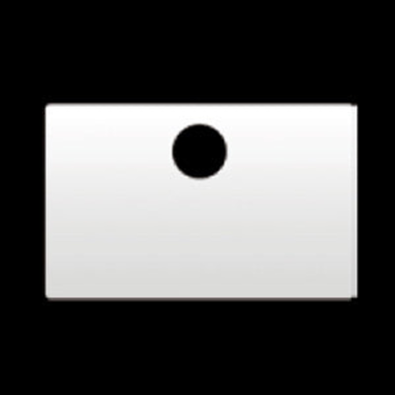 Peterbilt 1995-2000 stainless steel glove box cover w/holes for Peterbilt logo