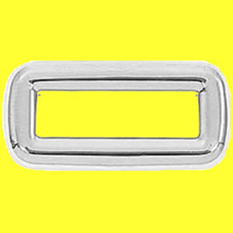 Peterbilt 2001-2005 chrome plastic switch label cover without visor – 6/PACK