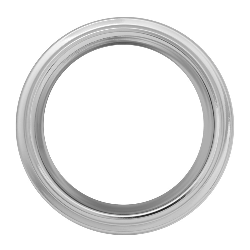 Peterbilt -2005/Freightliner Classic/FLD chrome steel speedometer/tachometer gauge cover