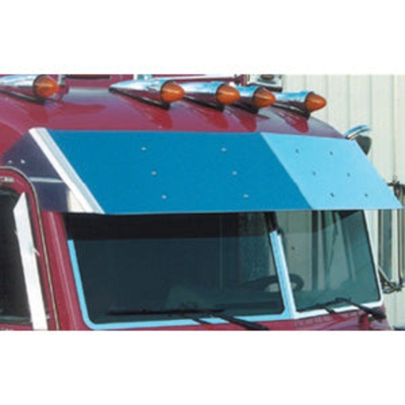 Peterbilt 379 -1998 UltraCab 14.5 stainless steel drop visor