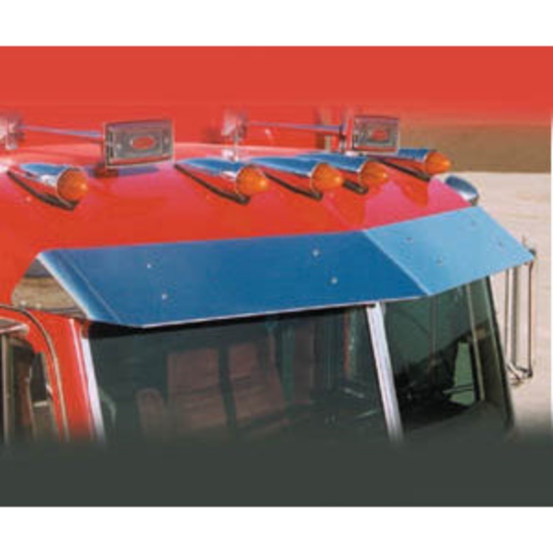 Peterbilt 379 1999-2001 UltraCab 11 stainless steel drop visor
