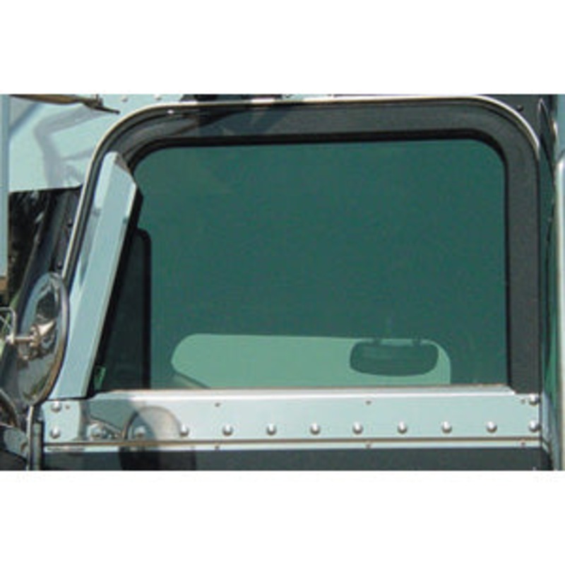 Peterbilt 379/389 2005 ONLY stainless steel under window door trims – PAIR