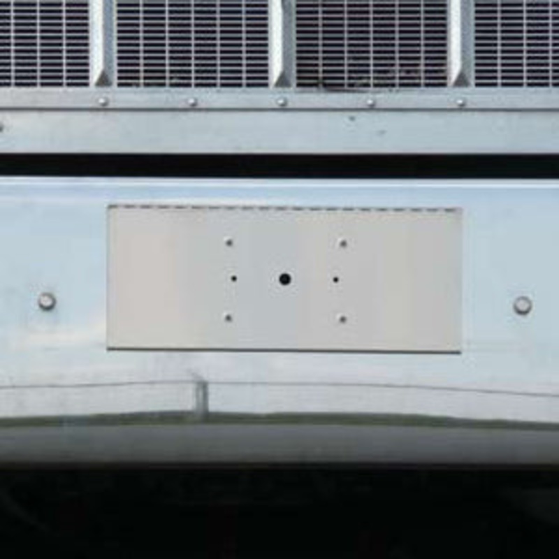 Peterbilt 379 / Freightliner Classic extra wide single license plate holder