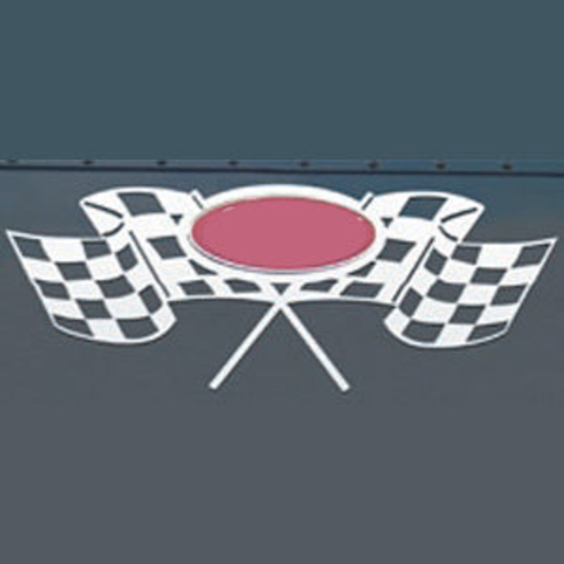 Peterbilt Victory stainless steel logo trim – PAIR