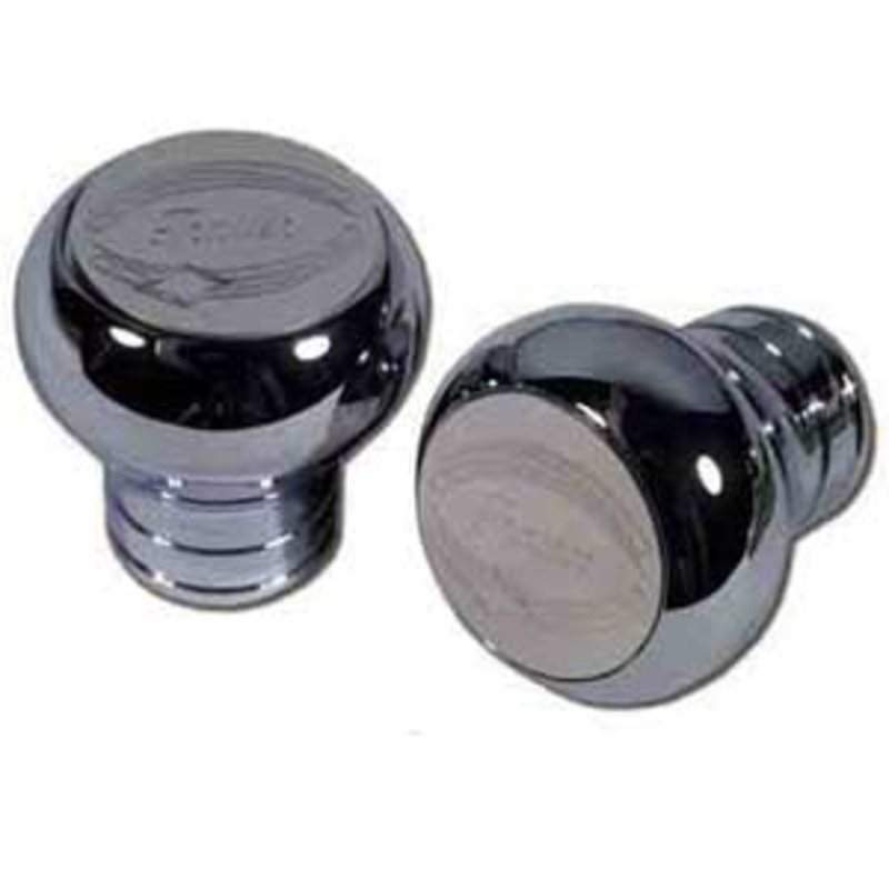 Rockwood billet aluminum/chrome Tractor/Trailer screw-on parking brake knobs