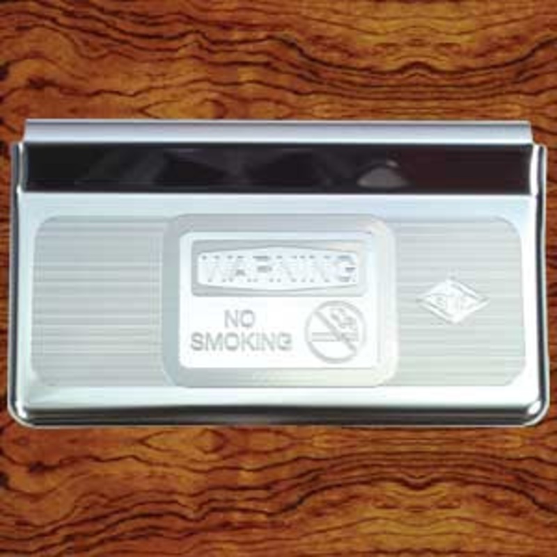 Rockwood Peterbilt -2005 stainless steel ashtray cover w/No Smoking design