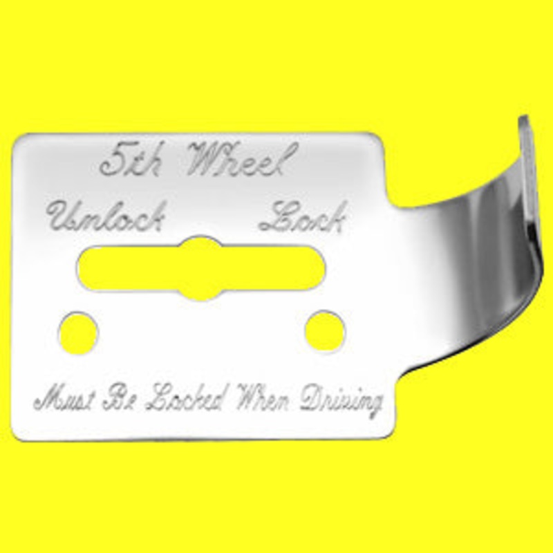 Rockwood Peterbilt 359 stainless steel 5th Wheel switch guard