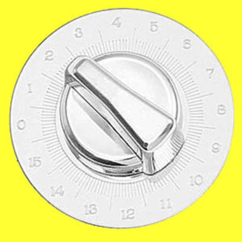 Woody’s Kenworth chrome/stainless steel engine shutdown timer knob/plate set