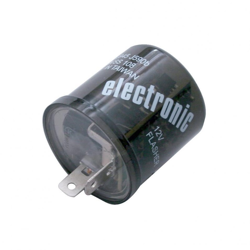 2-prong electronic self-adjusting replacement LED flasher