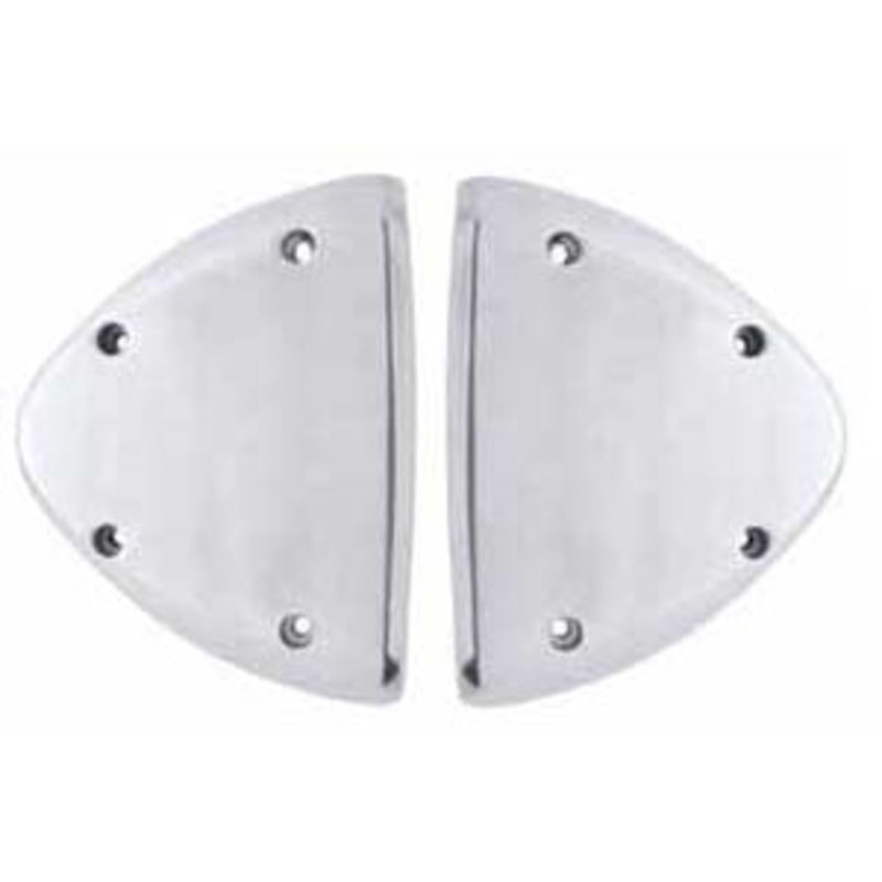 Cast aluminum Peterbilt dual headlight turn signal cover – PAIR