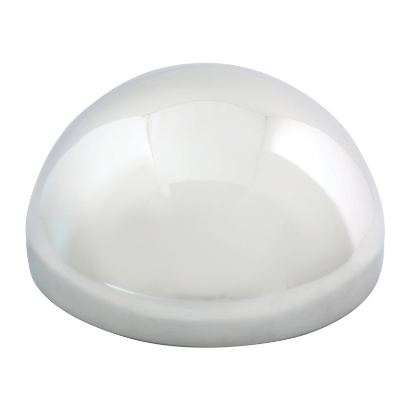 Chrome 8 diameter rear hubcap – full moon