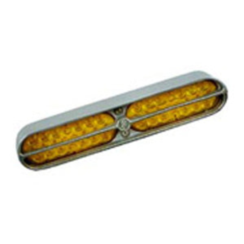 Double JJ cast aluminum medium 2 oval light grill
