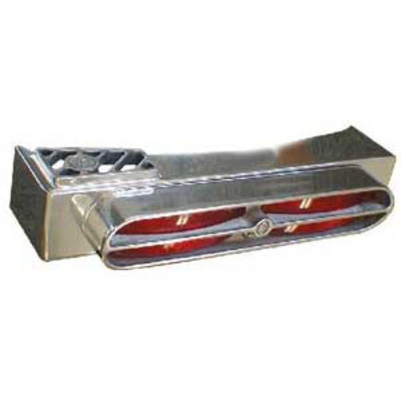 Double JJ Peterbilt 359/379 cast aluminum rear fender step light bars – PAIR
