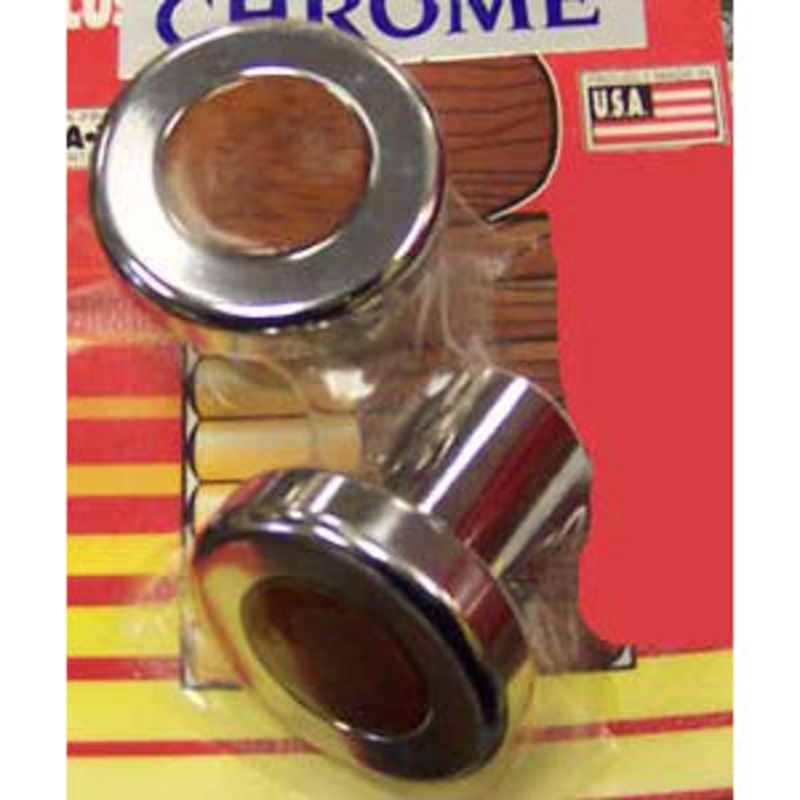 Peterbilt 1991+ chrome/rosewood screw on parking brake knob – PAIR