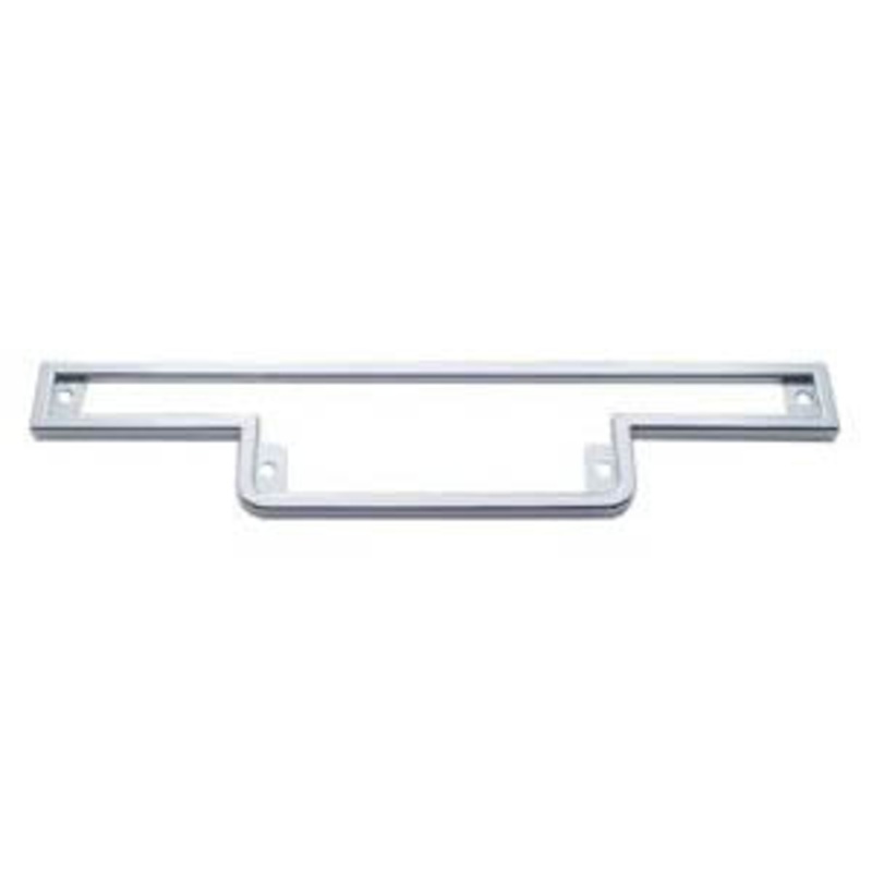 Peterbilt -2000 chrome plastic instrument panel bezel without visor