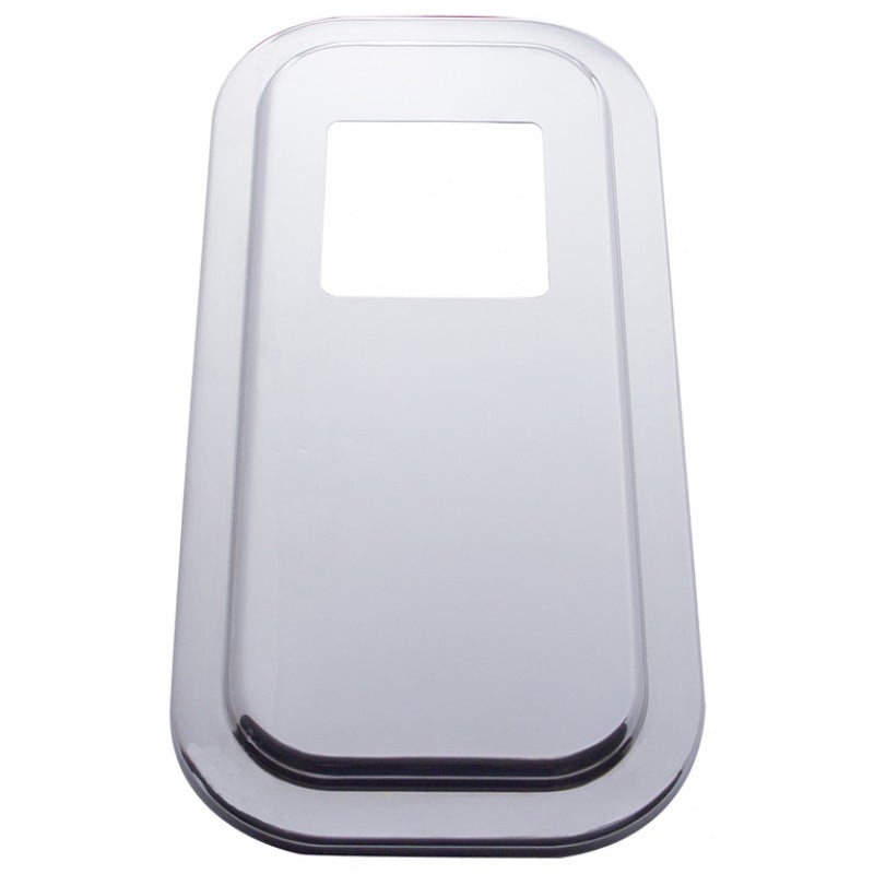 Peterbilt stainless steel gear shift plate cover – 4-3/4 opening