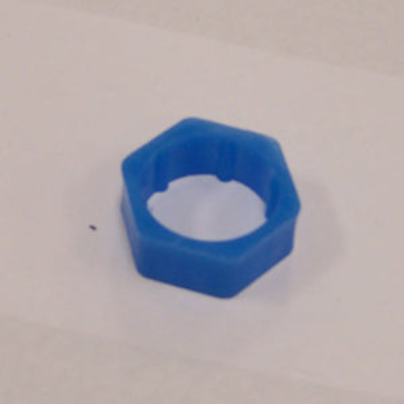 1-1/4 to 15/16 diameter plastic huck rivet insert/nut cover adapter
