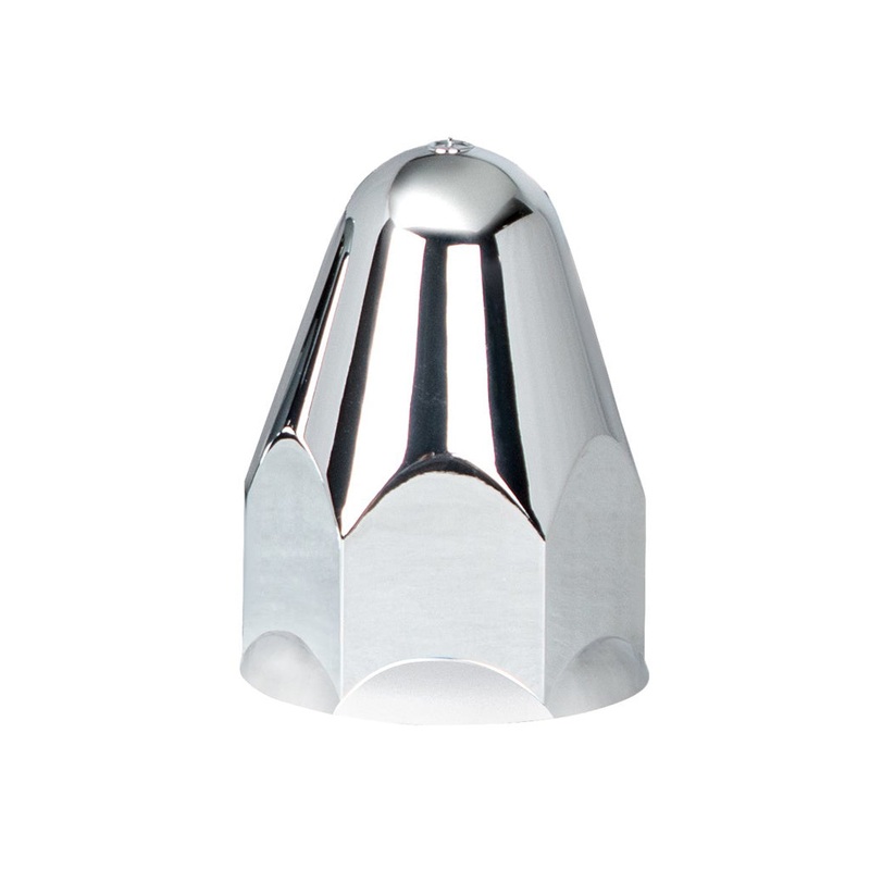 1.5 chrome plastic push on style lugnut cover