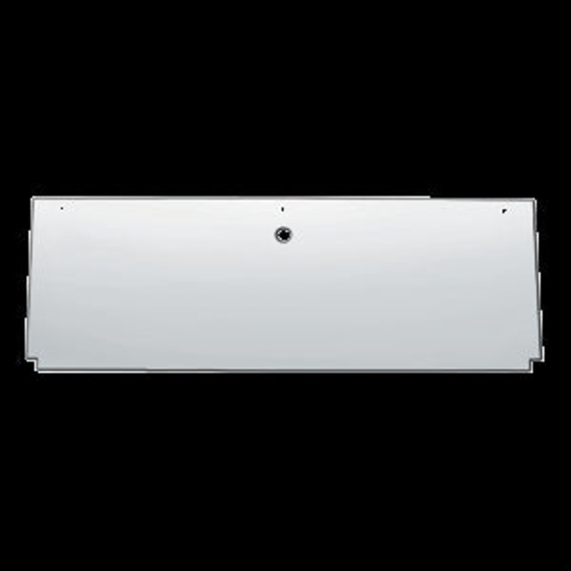 12 stainless steel rear center panel back