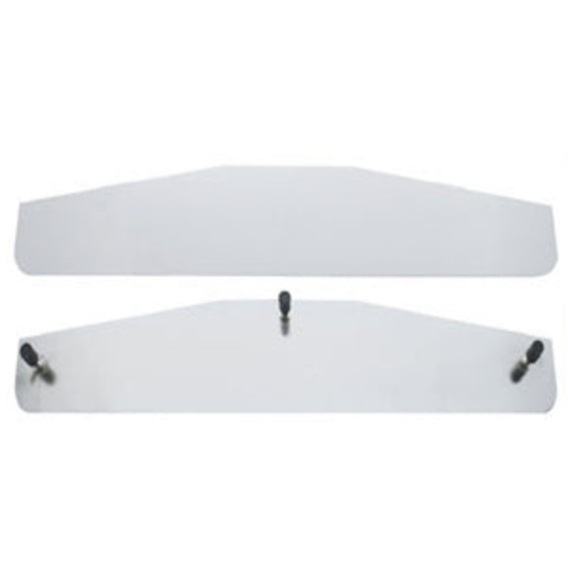 16 chrome bottom plate w/3 welded studs