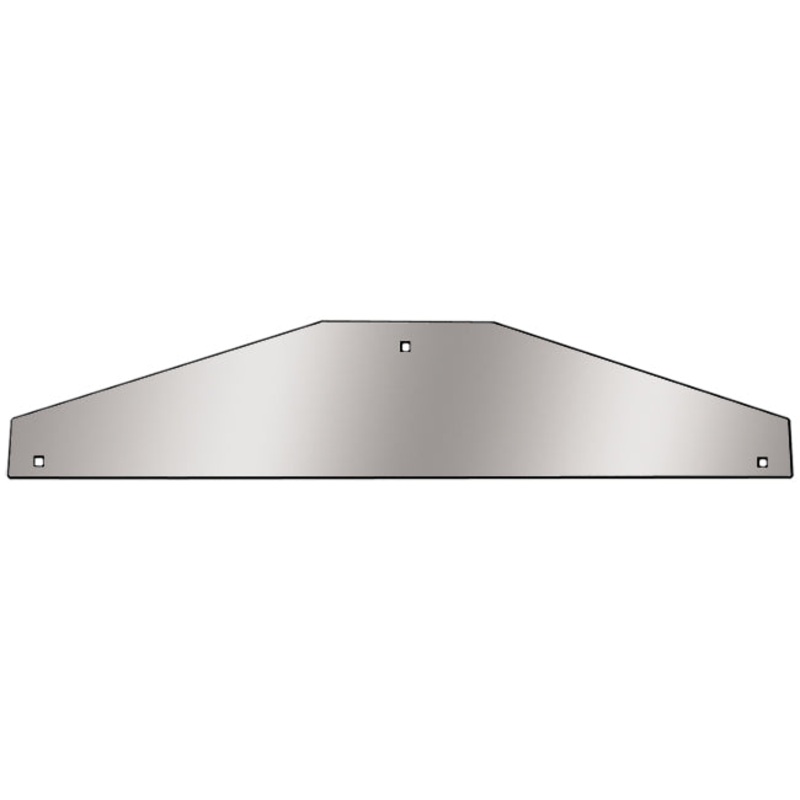 16 stainless steel front mud flap accents w/3 bolt holes – PAIR