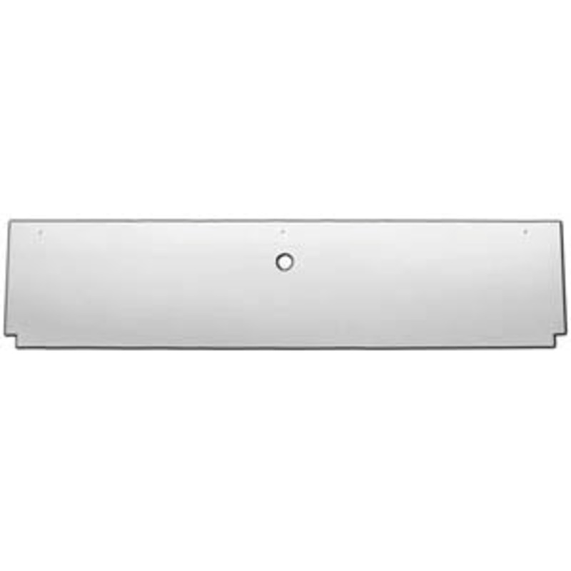 8 stainless steel rear center panel back
