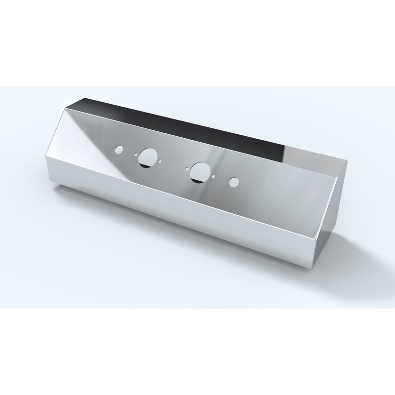 Stainless steel air line box w/double connector