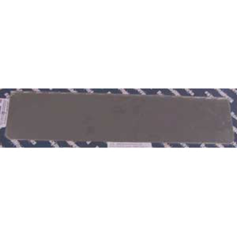 Stainless steel permit panel – hinge mount – 4 x 18