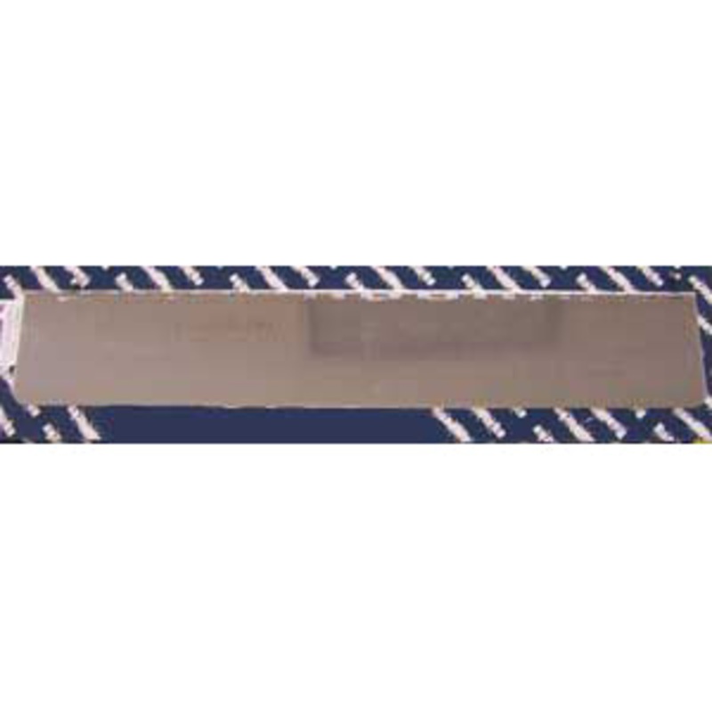 Stainless steel permit panel – hinge mount – 4 x 24