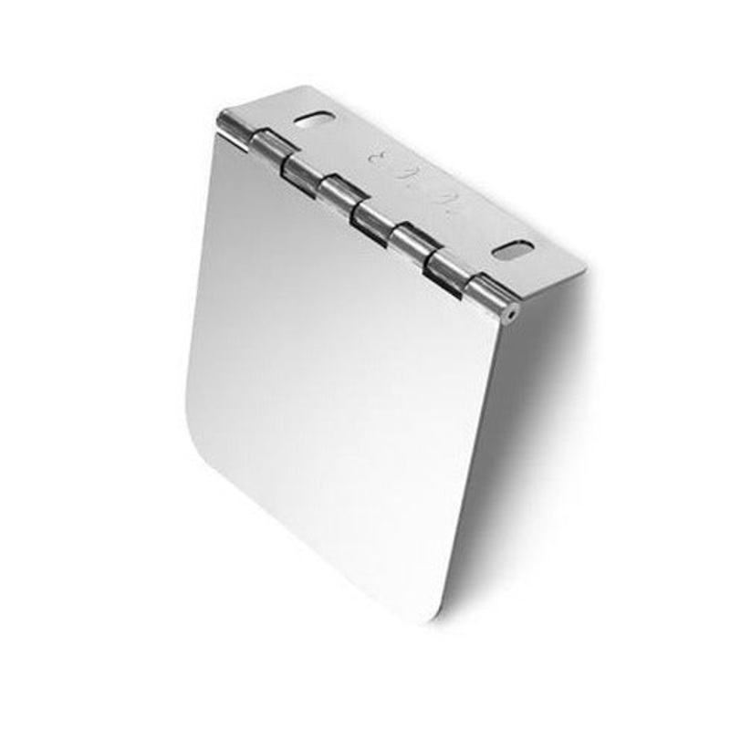 Stainless steel permit panel – hinge mount – 4 x 4
