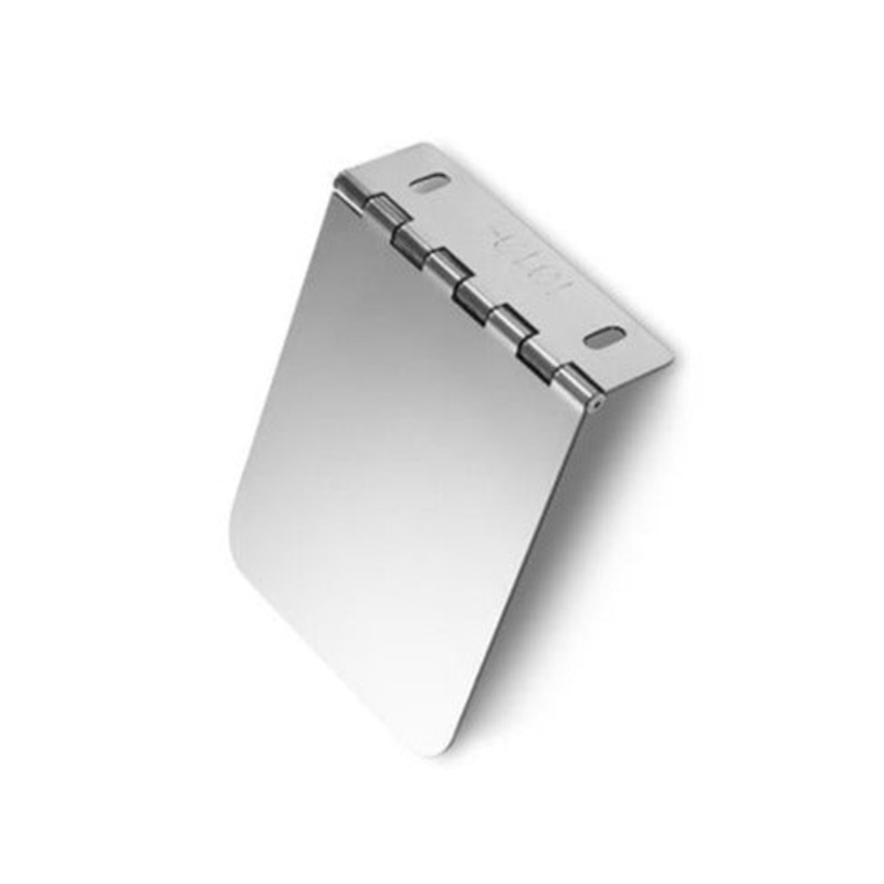 Stainless steel permit panel – hinge mount – 5 x 4