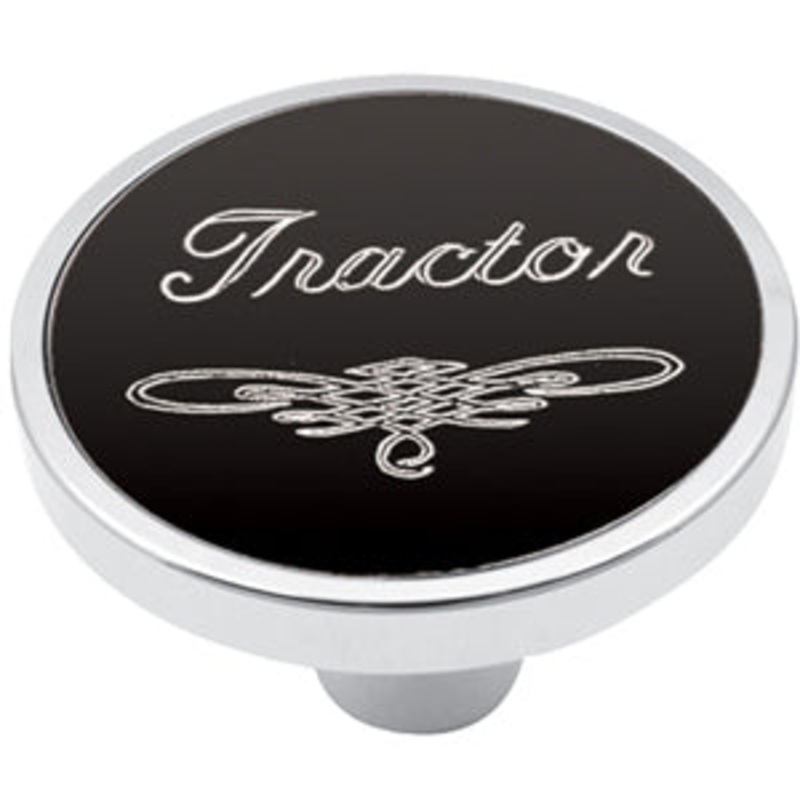 Tractor or Trailer aluminum plate for large universal chrome knobs