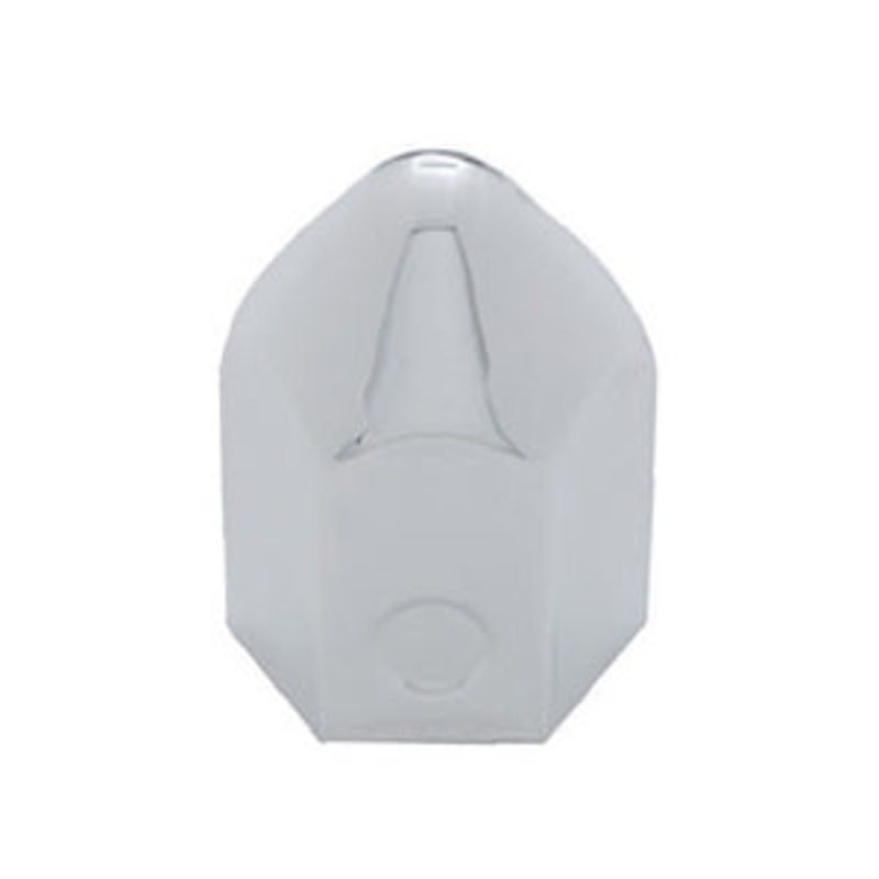 1.5 chrome steel pointed push-on lug nut cover