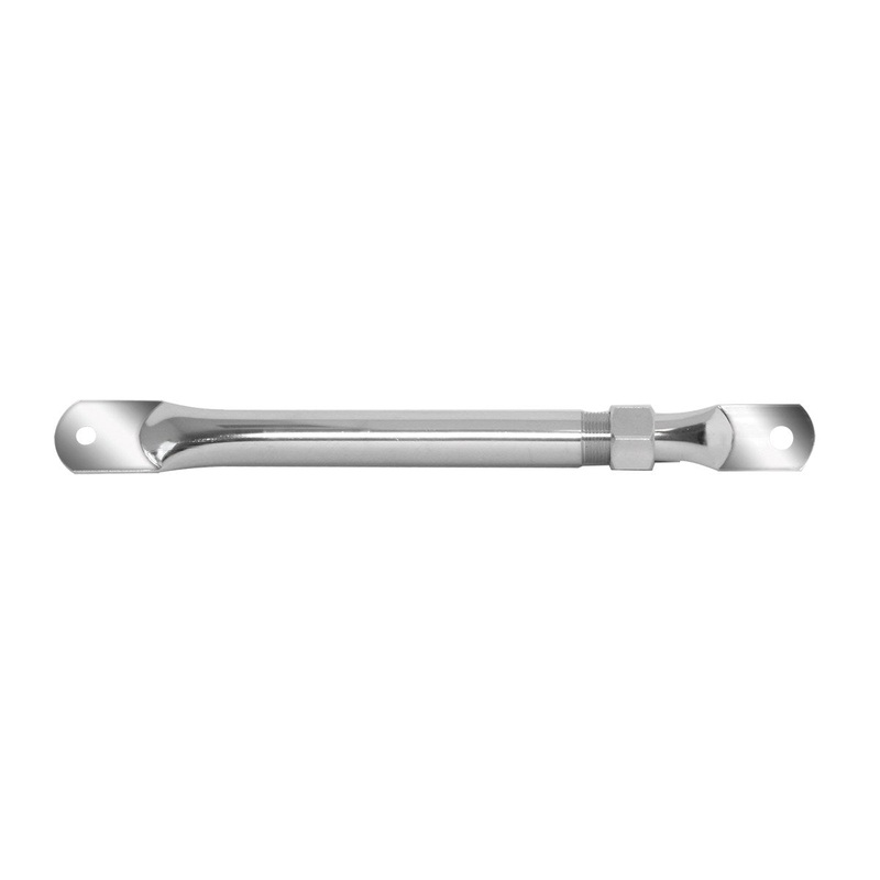 19 – 30 expandable nickel chrome plated mirror arm brace