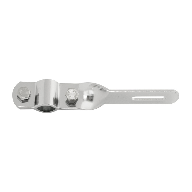 6 chrome auxiliary arm/twisted mirror mounting bracket