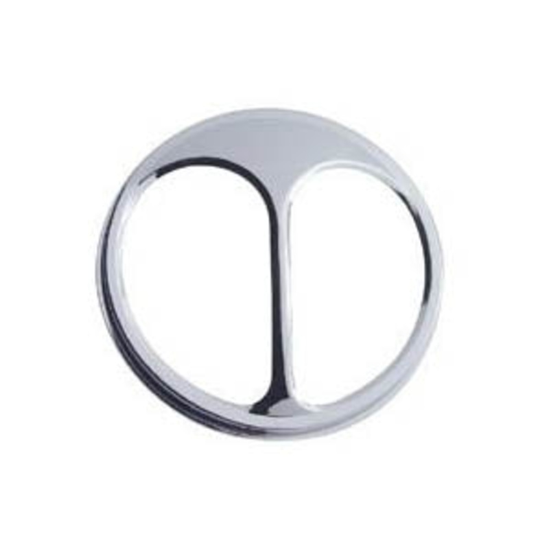 7 diameter round headlight chrome steel cateye style cover – PAIR