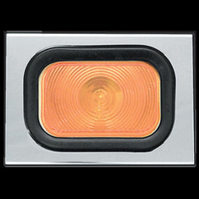 8 stainless steel channel w/1 rectangular light hole