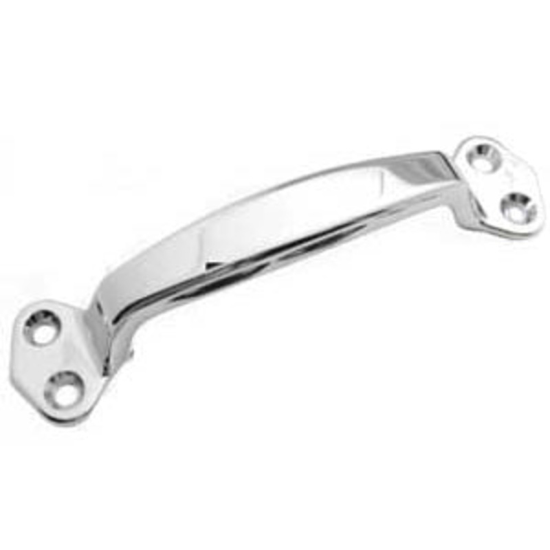 Chrome die-cast grab handle