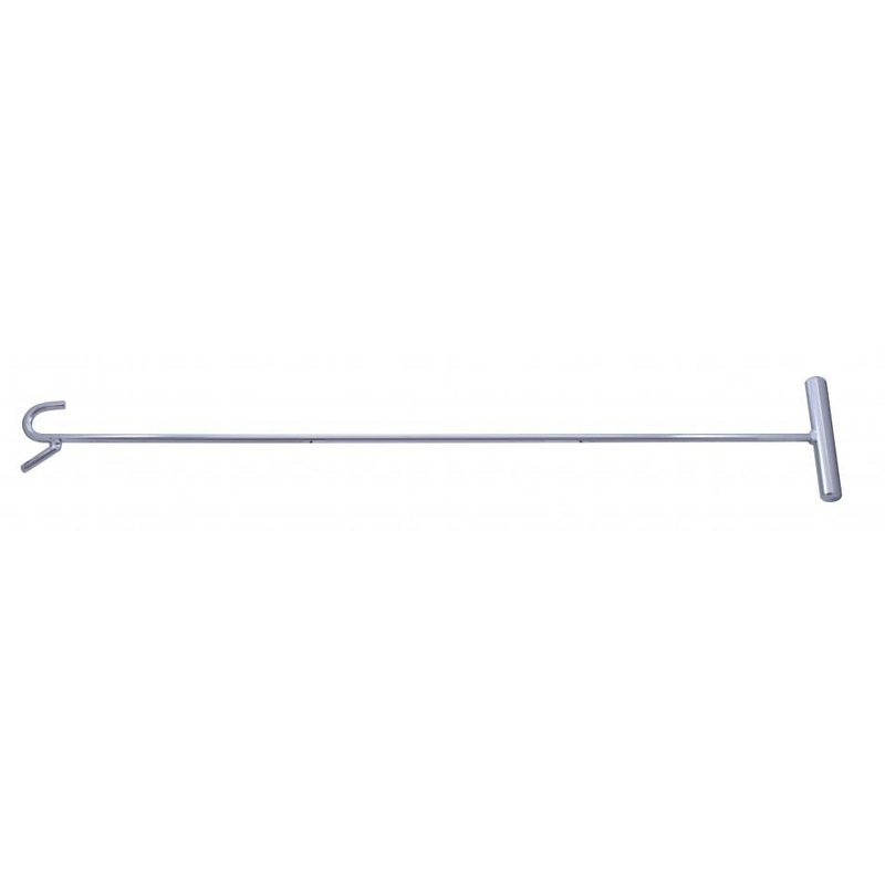 Chrome heavy duty 5th wheel pin puller – 31 length